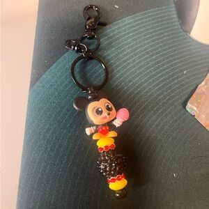 Mickey Mouse Black and Yellow Keychain